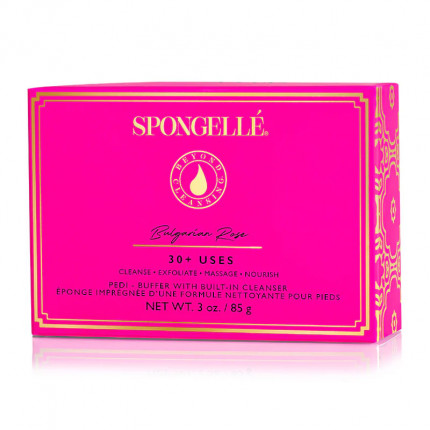 Bulgarian Rose PEDI 85g - SPONGELLÉ - špongia so sprchovacím gélom na chodidlá