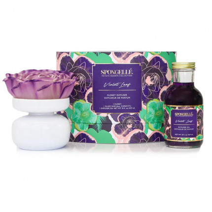 Violet Leaf | Private Reserve Diffuser 237ml - SPONGELLÉ - difuzér sada